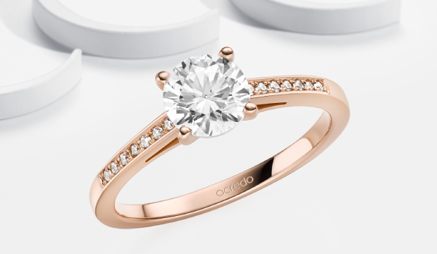 Diamantringe Einkaräter 1,0ct