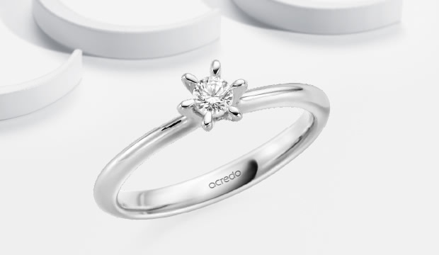 Diamantschmuck in Platin | acredo