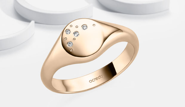 Signet rings – elegant designs | acredo