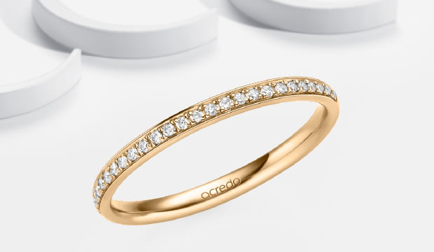 Memoireringe & Vorsteckringe Roségold | acredo